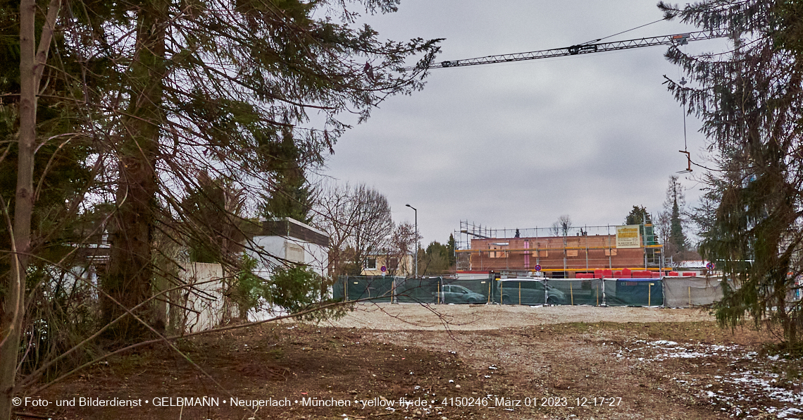 01.03.2023 - Baustelle an der Niederalmstraße 16